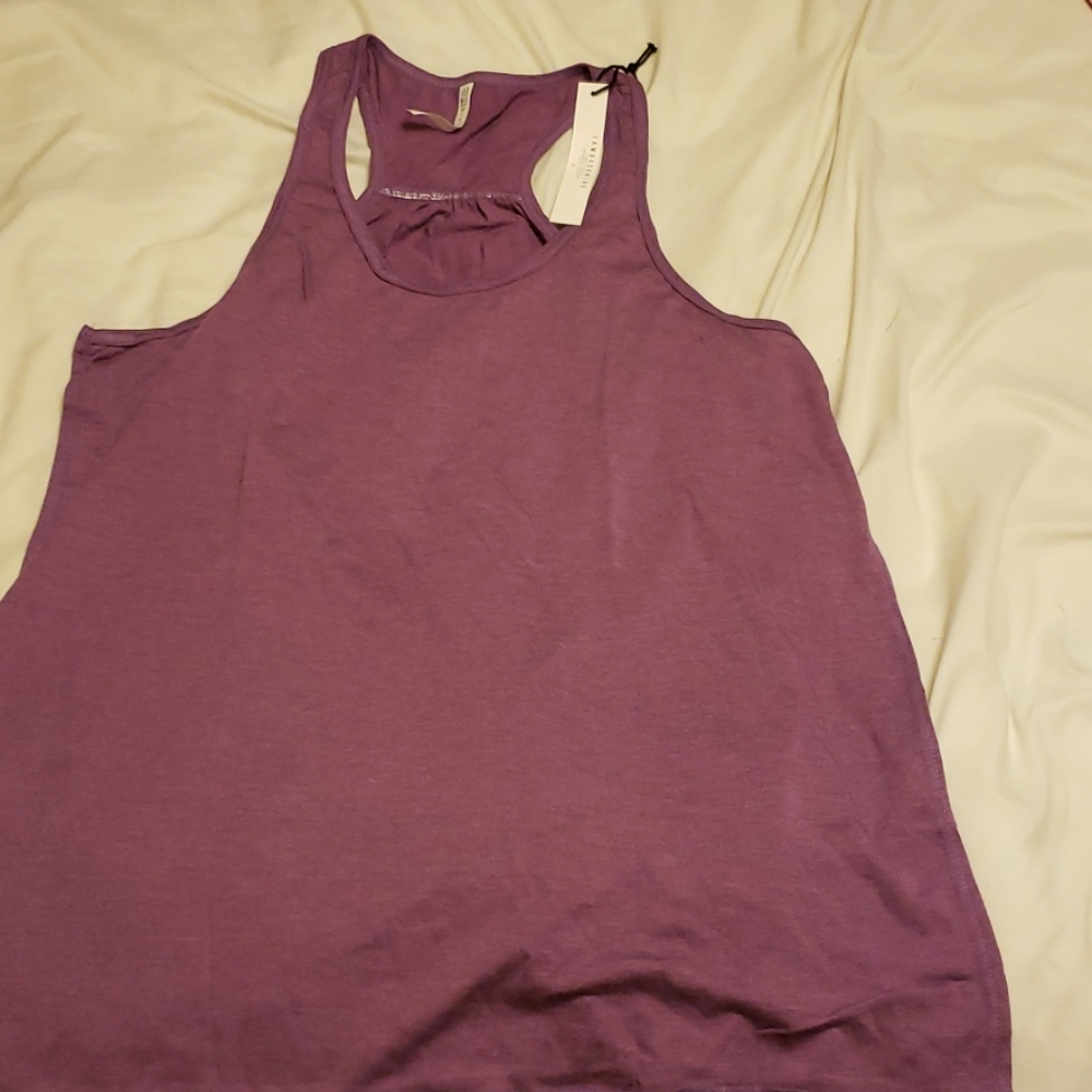 Purple workout tank